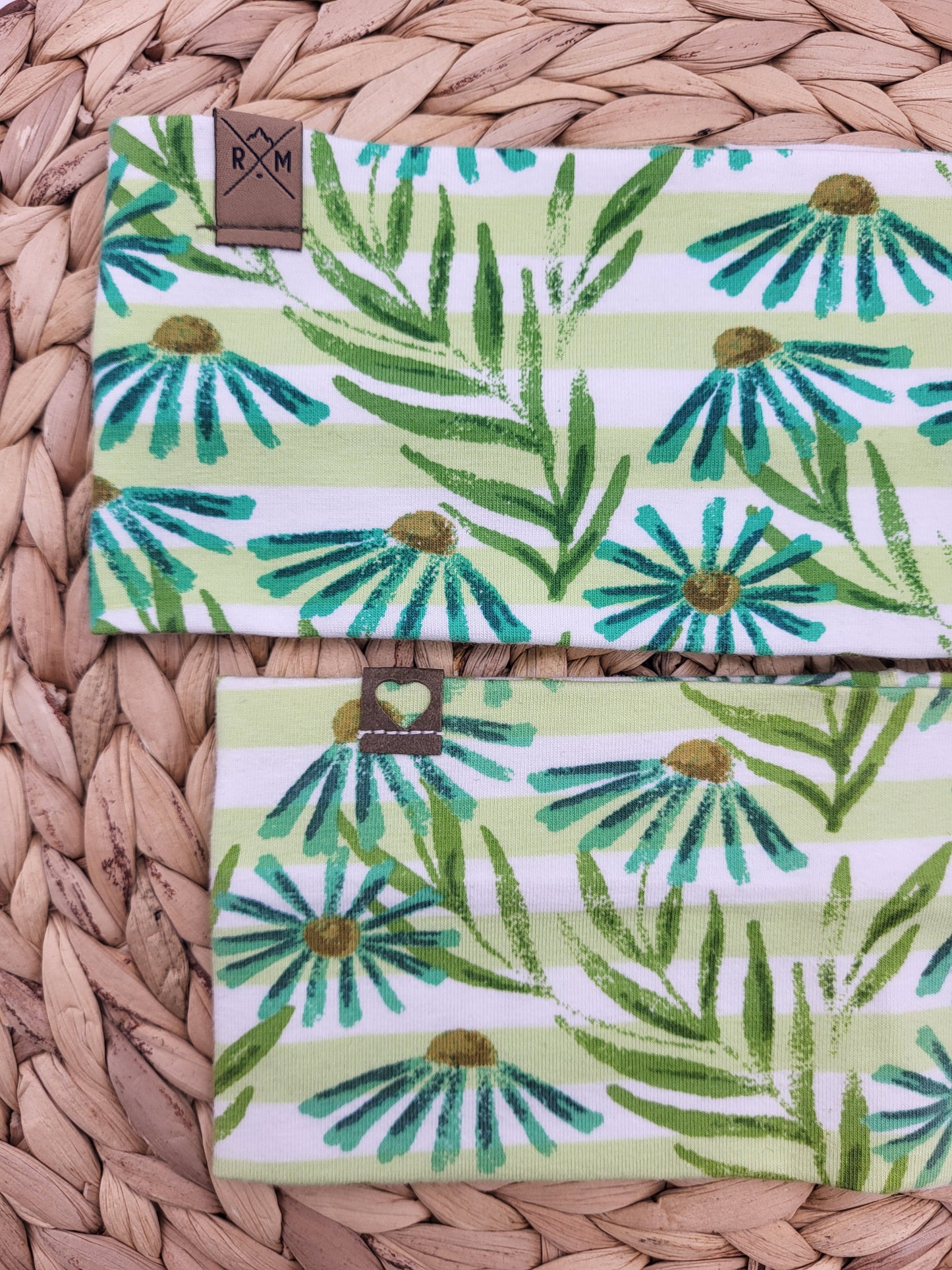 Grüne Streifenblümchen