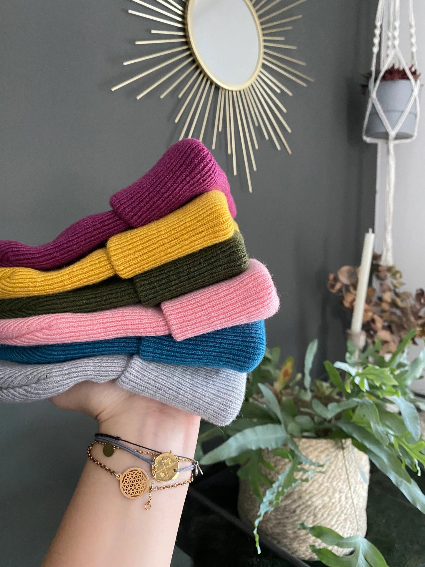 hellgrau Merino Kids