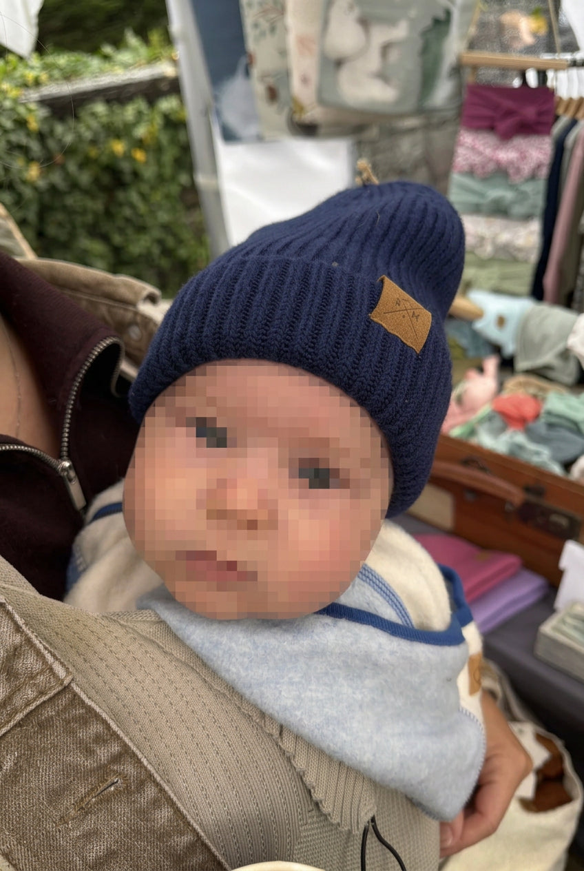 Merino Strick Beanie (6-24 Monate)