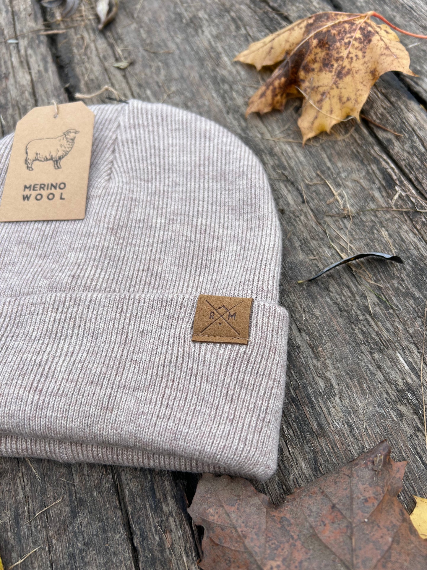 beige meliert Merino Kids