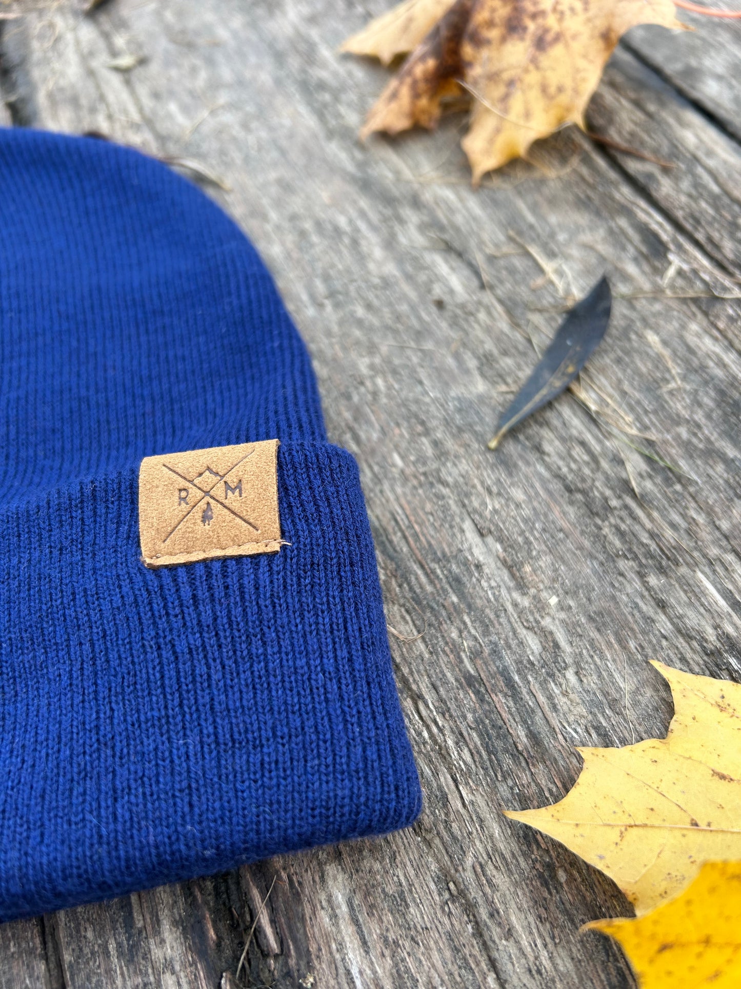 Merino Mütze nachtblau