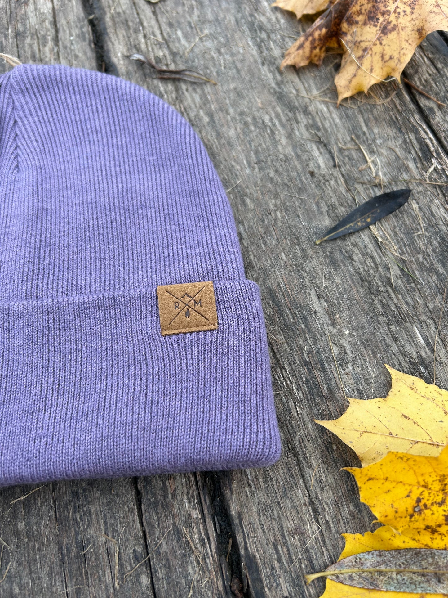 Merino Mütze flieder