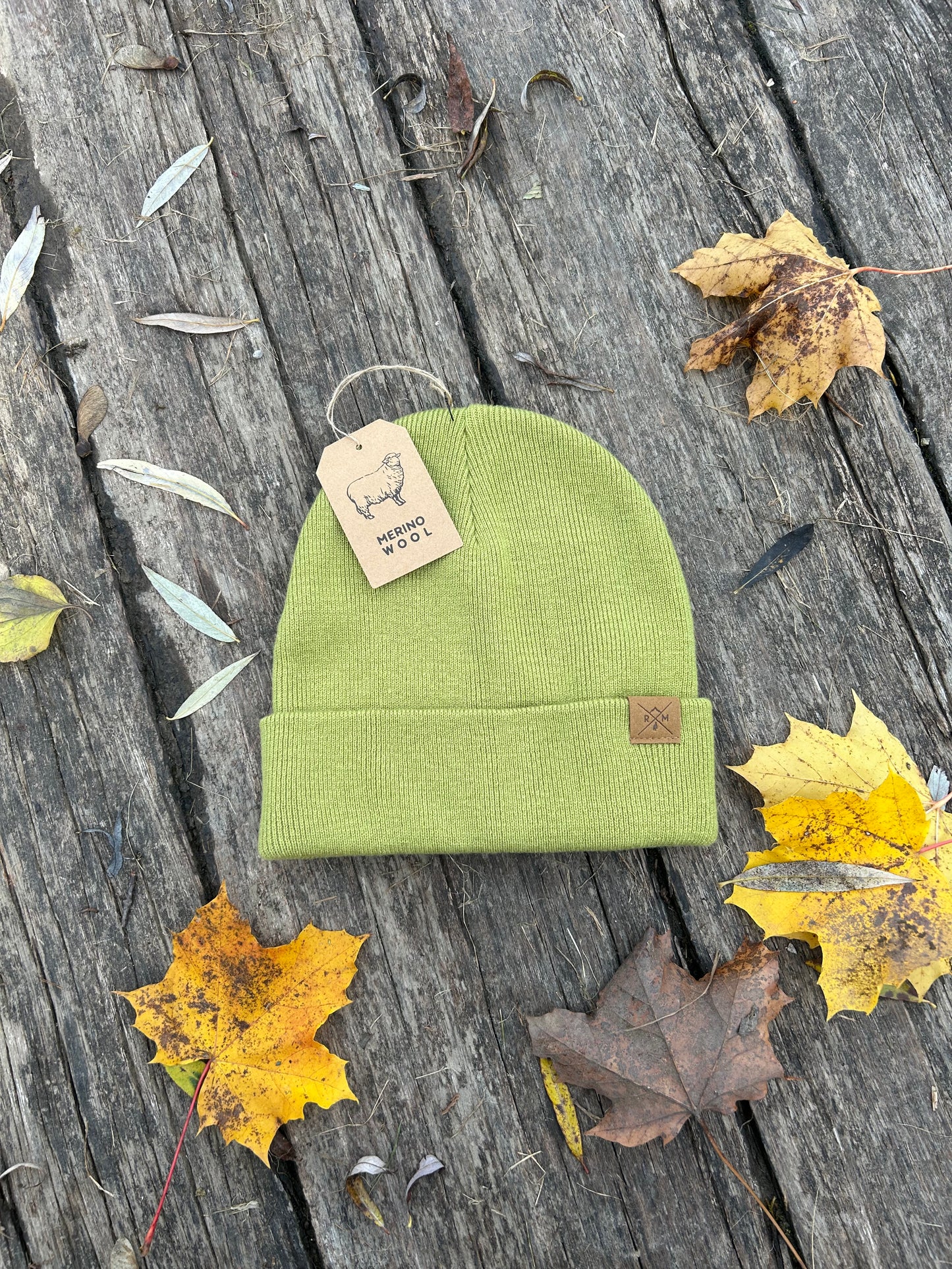 Merino Mütze romgrün
