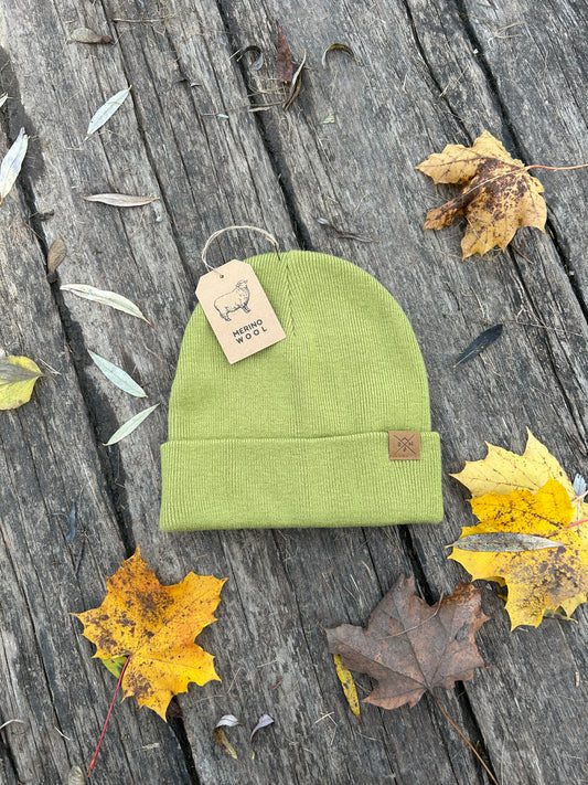 Merino Mütze romgrün