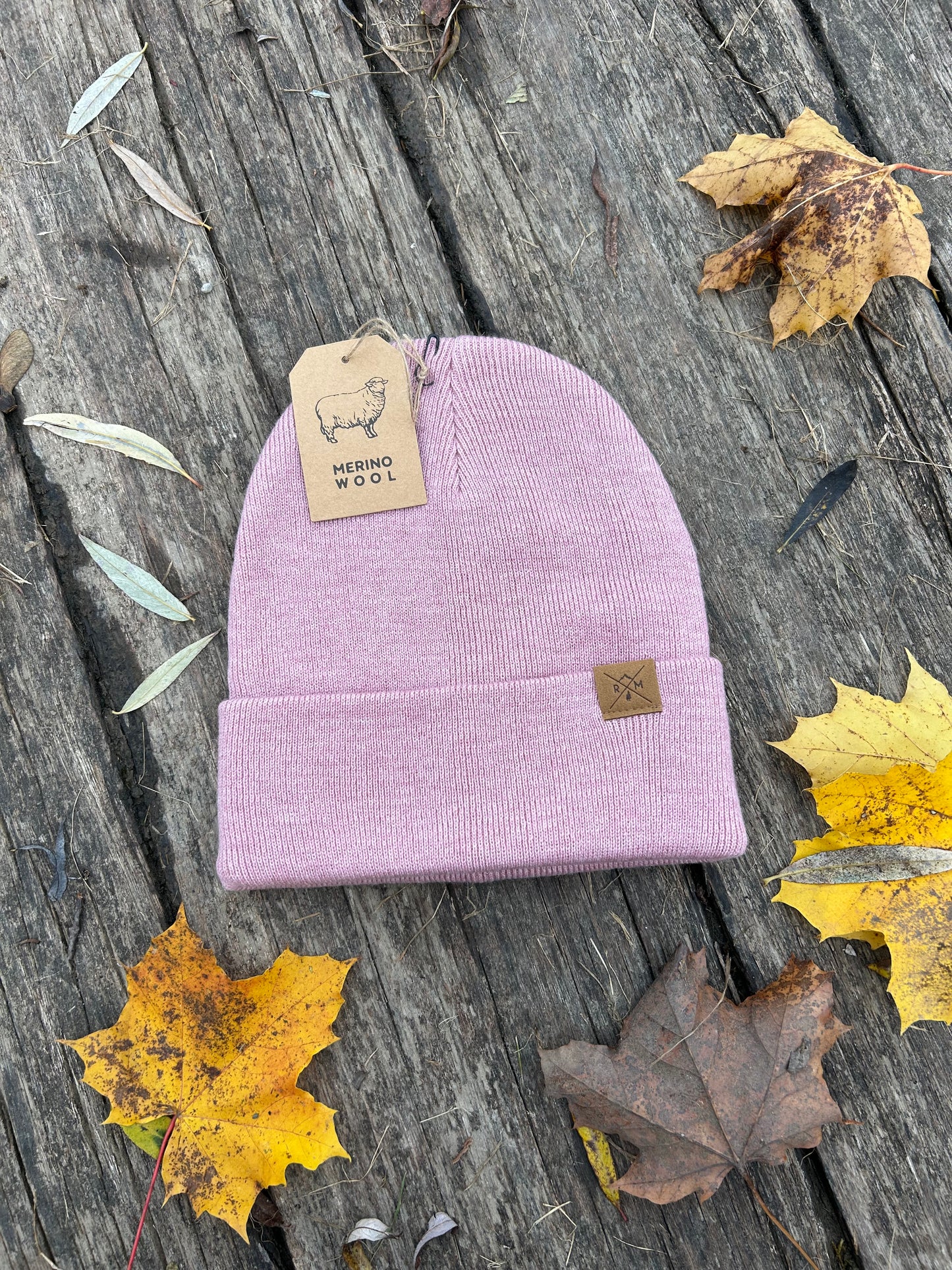 Merino Mütze altrosa