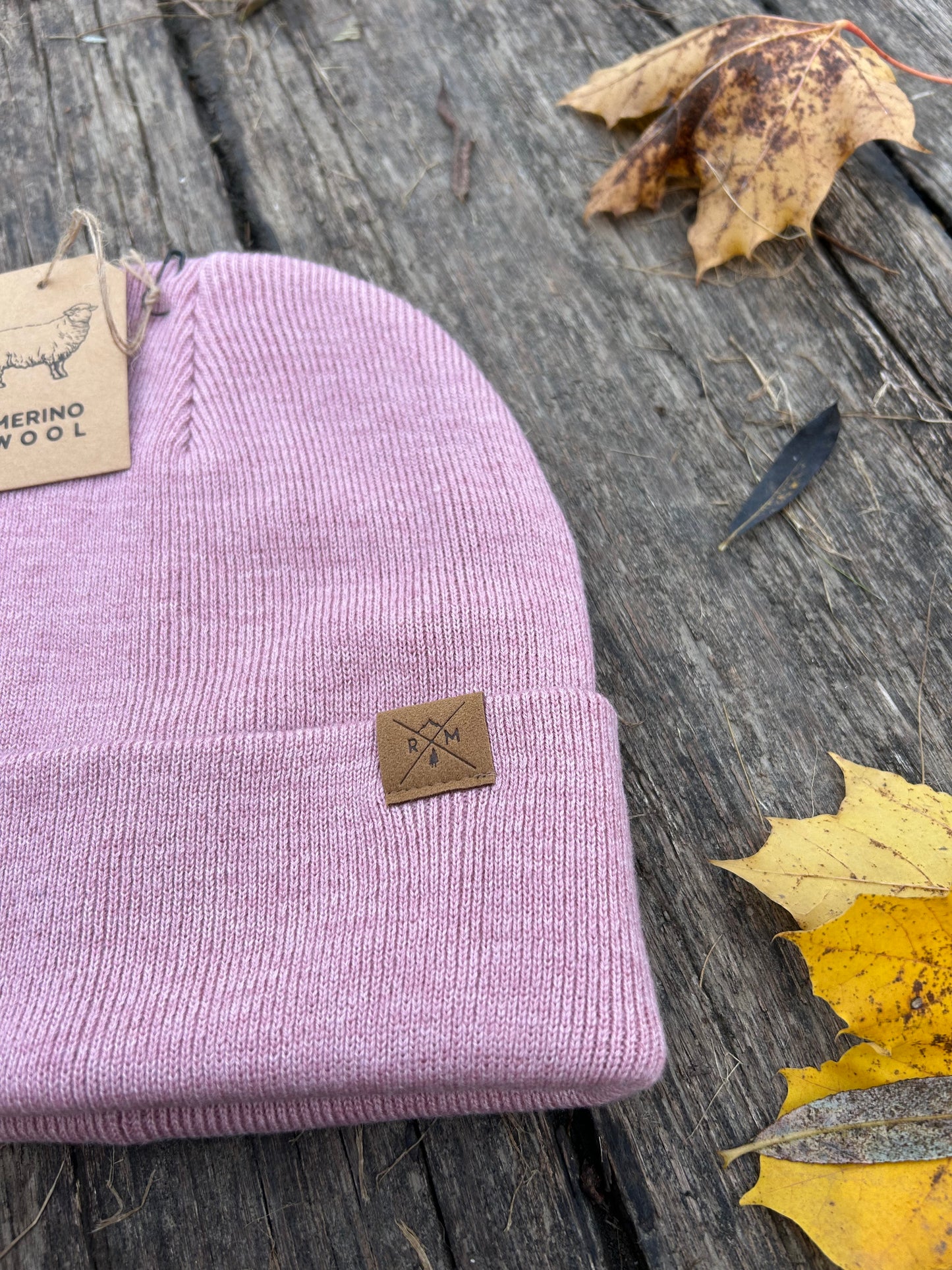 Merino Mütze altrosa