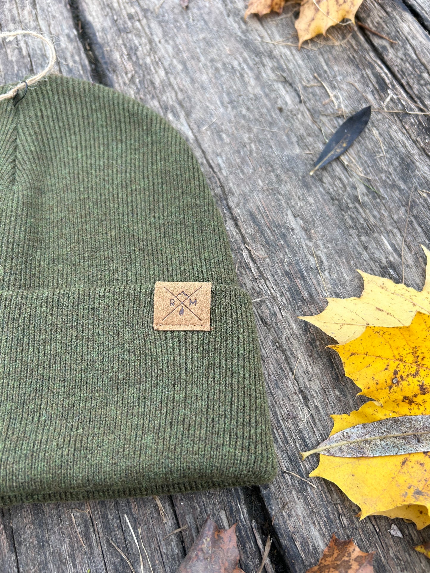 Merino Mütze grün
